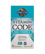 Vitamín E - RAW Vitamin Code - 60 kapslí